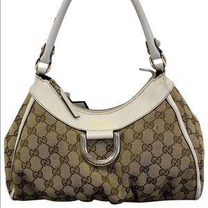 Gucci Hobo Monogram Medium D Ring 190525 Shoulder Bag